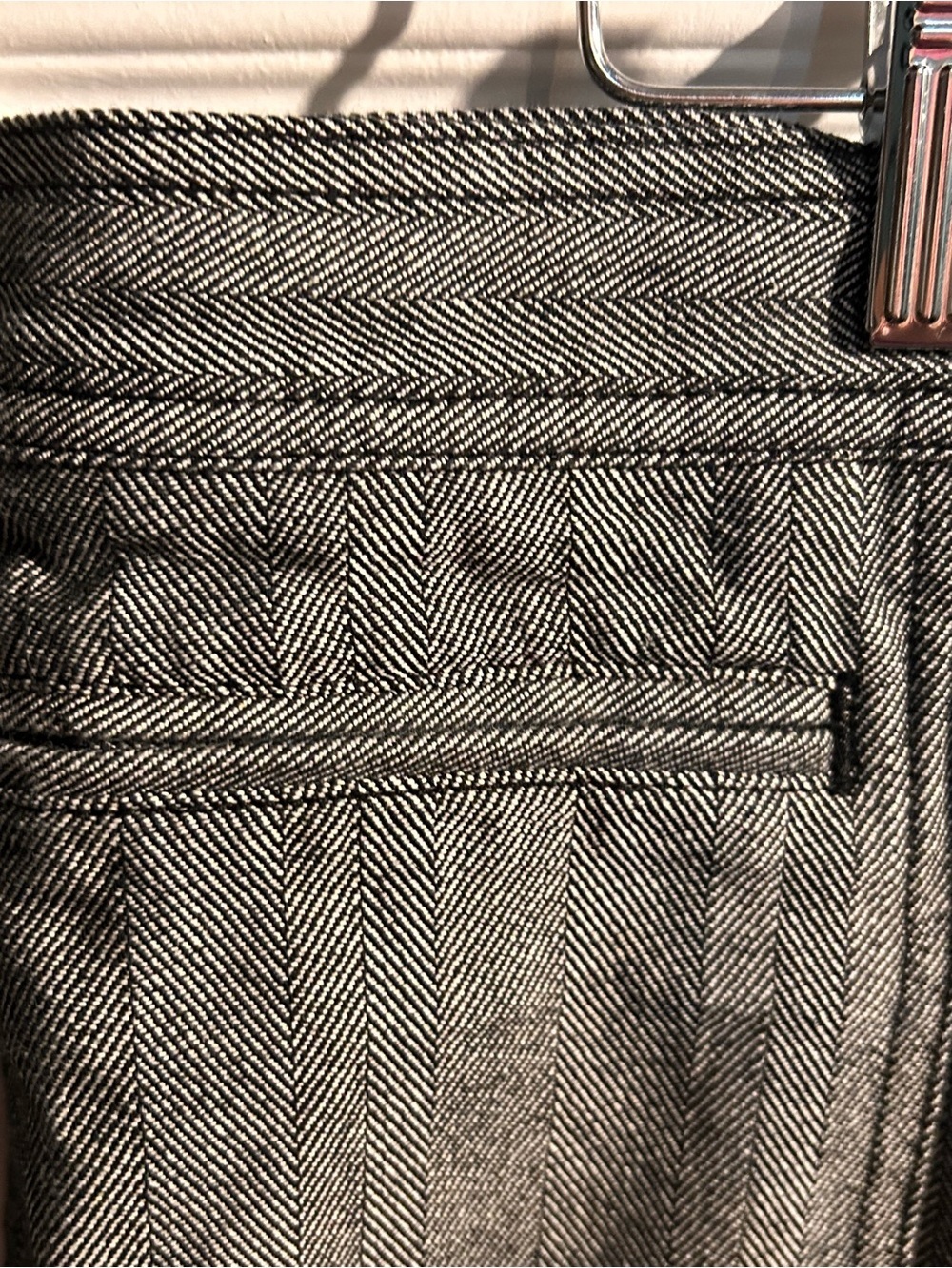 Liz Claiborne Black and White Herringbone Pants